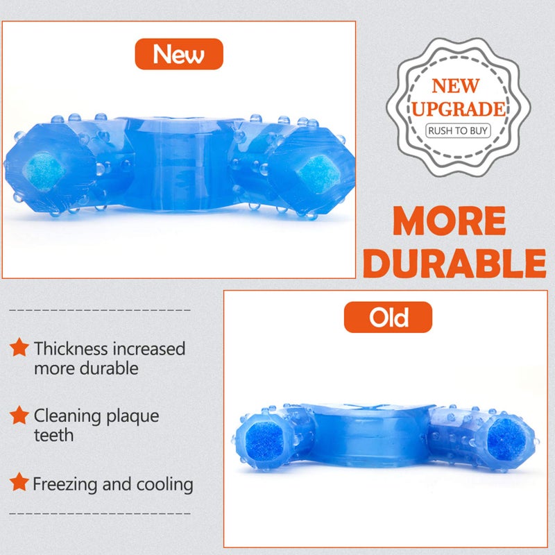 ZNOKA Pet Products Arctic Freeze Fetch Food Cooling Teether Chew Toy (2PCS) - Image 5